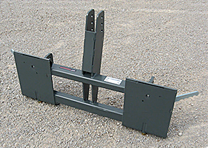 Adapter Bracket - 3-Point Hitch to Skid Steer - Thumbs